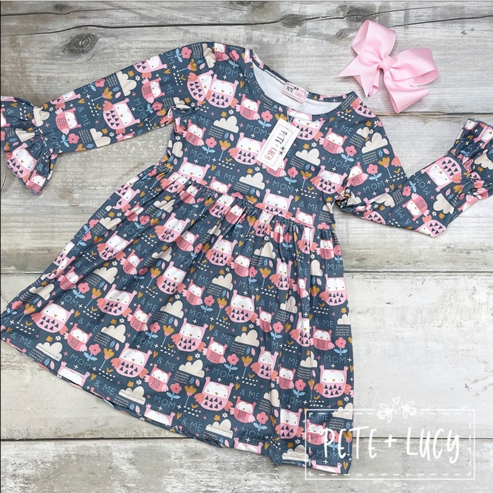 NWT Pete+Lucy Dress OWL Always Love You